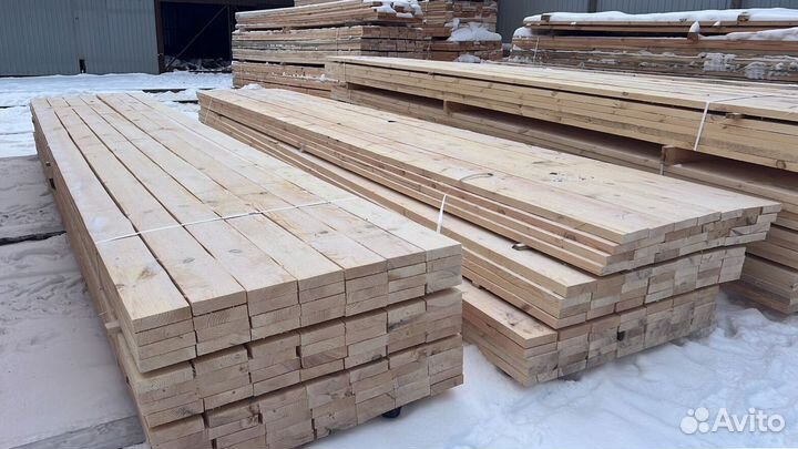 Брус обрезной 100х200х6000мм от производителя