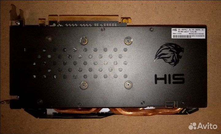 Видеокарта HIS Radeon Rx 580 8gb
