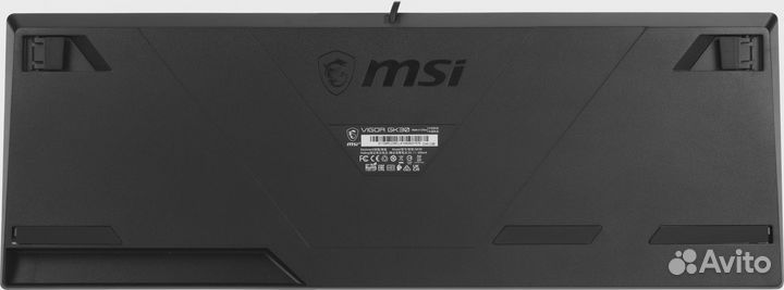 Клавиатура MSI Vigor GK30 RU черный USB for gamer LED (S11-04RU236-CLA)