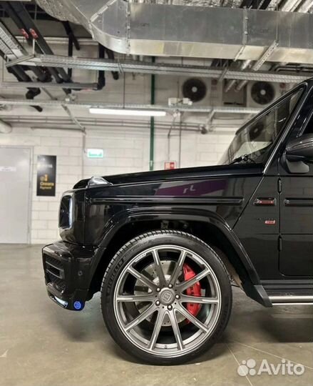 Губа на бампер Mercedes G-class стиль Brabus