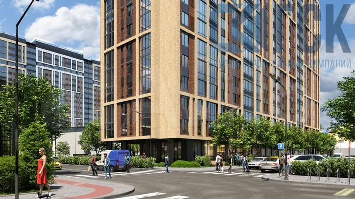 1-к. квартира, 49,7 м², 6/18 эт.