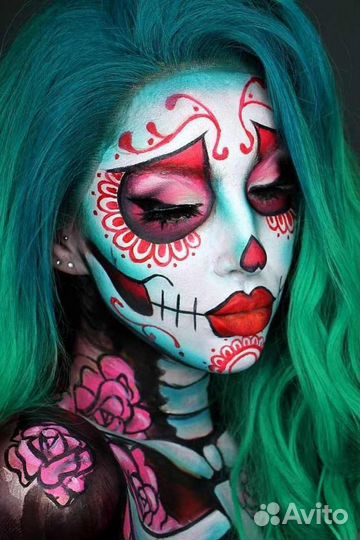 Грим на хеллоуин