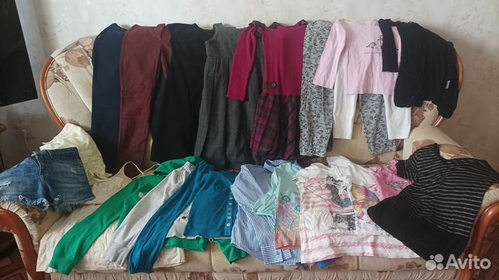 Много одежды на девочку 10-12 лет
