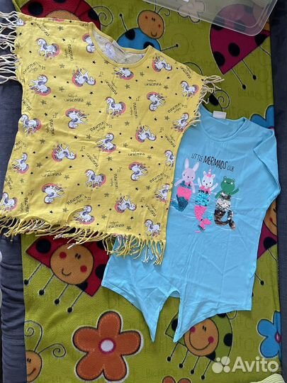 Вещи пакетом на девочку 152 и босоножки