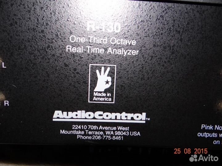 Анализатор спектра звука AudioControl R-130