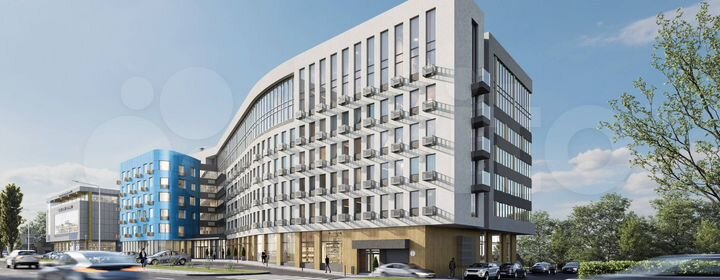 1-к. апартаменты, 24,3 м², 3/6 эт.