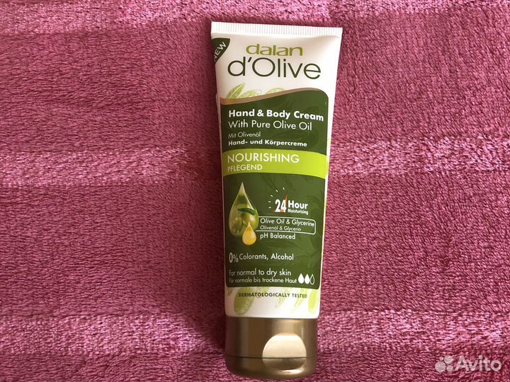 Увлажняющий крем для рук и тела dalan d'olive
