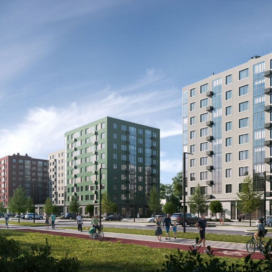 2-к. квартира, 48,5 м², 11/13 эт.