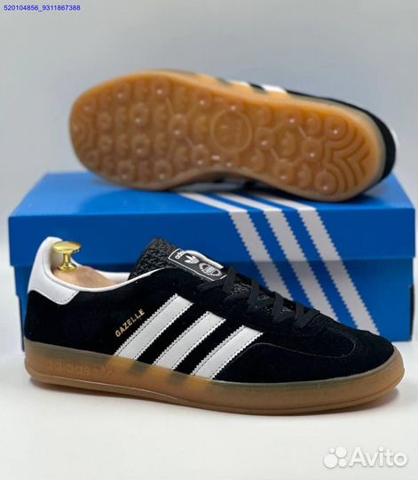 Кроссовки Adidas Gazelle Black (Арт.84312)