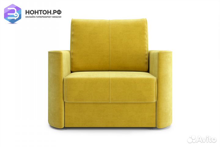 Кресло еврокнижка Колибри горчичное