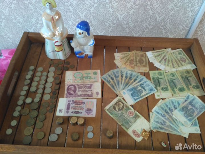 Статуэтки-купюры-монеты СССР