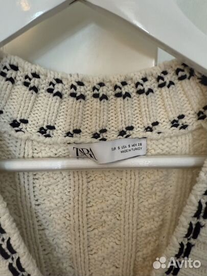 Жилетка женская вязаная zara