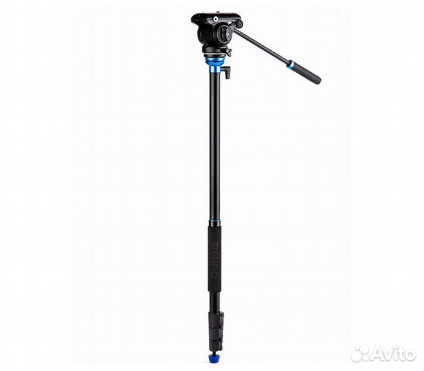 Штатив Benro Classic A2573F с видеоголовой S4PRO, клипсовые замки, алюминий