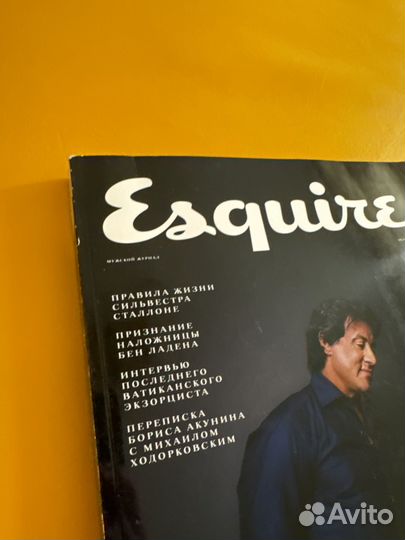 Журнал esquire Сильвестра Сталлоне