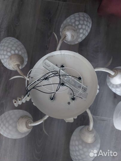 Люстра потолочная бу
