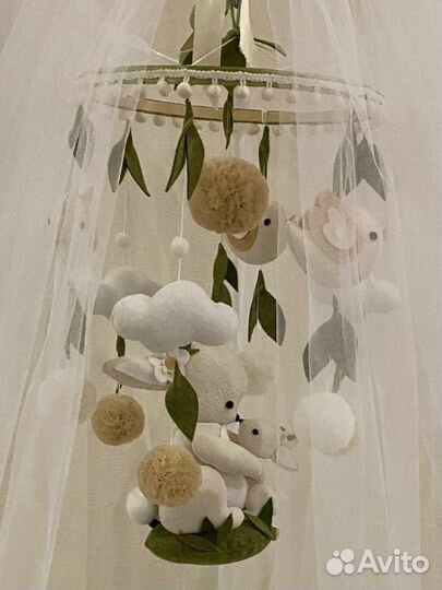 Мобиль из фетра