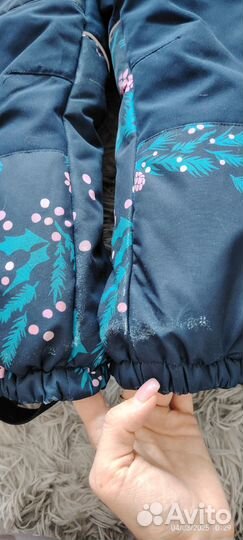 Зимний комбинезон для девочки 104