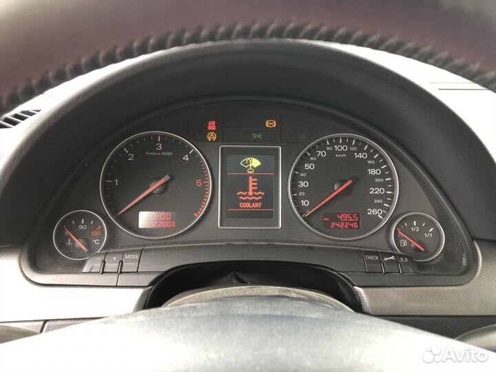 Приборная панель на Audi A4 B6 2.5 TDI