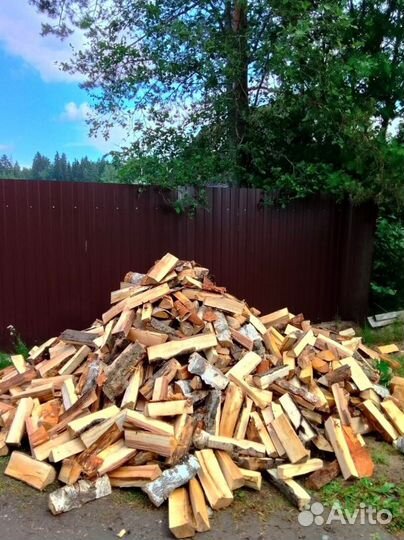 Дрова колотые Береза