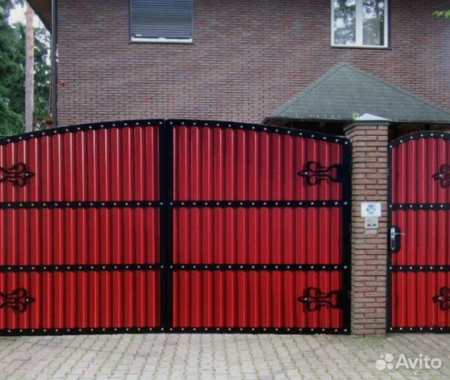 Откатные ворота. Под ключ