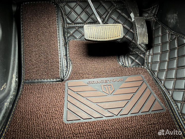 3D коврики из экокожи не Китай 3Д