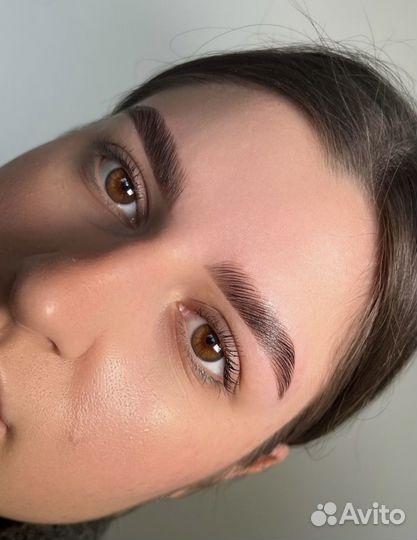 Комплексное оформление бровей и ресниц