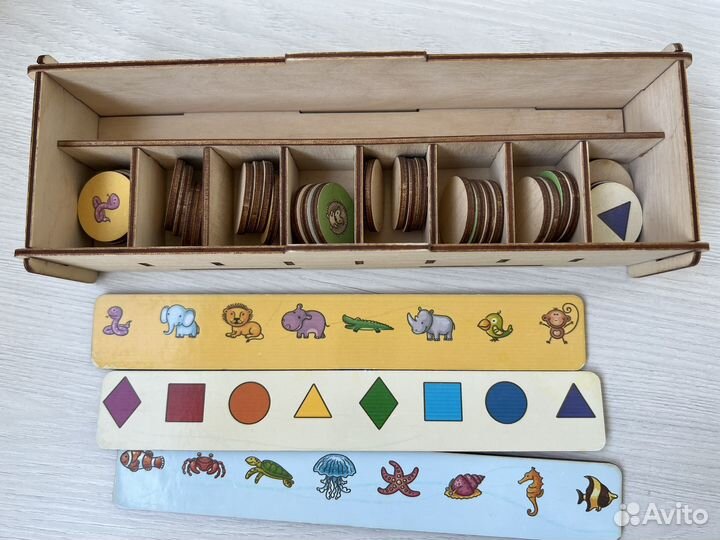 Деревянный сортер развивающая игра