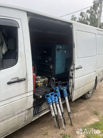 Аренда компрессора с отбойными молотками