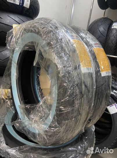 Мотошины с белой полосой 170/80 15 130/90 16