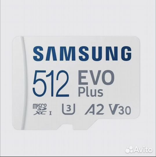 Карта памяти MicroSD Samsung EVO Plus 512 гб