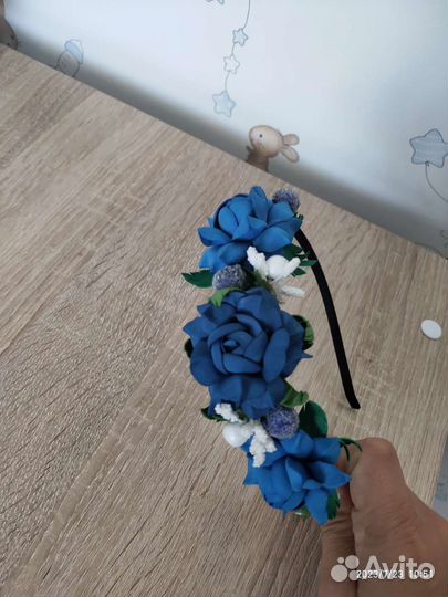 Ободок для волос ручной работы