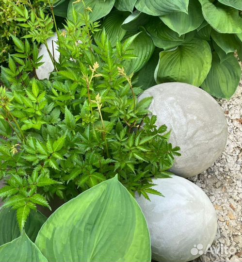 Садовые шары из арт бетона