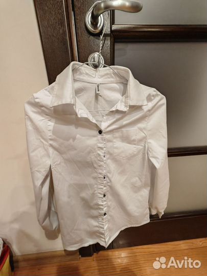 Рубашке белая 11 лет