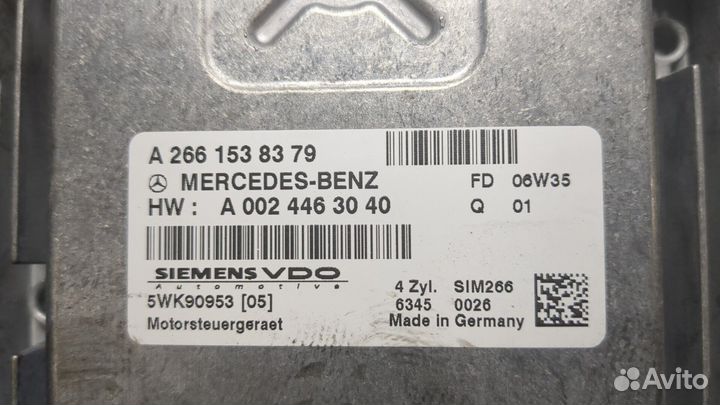 Блок управления двигателем Mercedes B W245, 2006