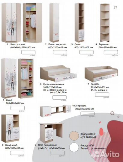 Детская модульная мебель