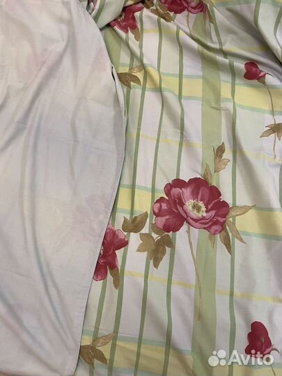 Пододеяльник 2 спальный зеленый