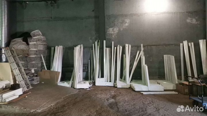 Стеллажи металлические бу для магазина