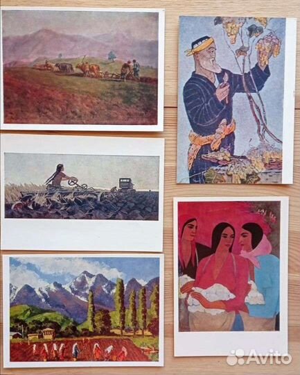 Сбор урожая, работа в поле. 33 открытки