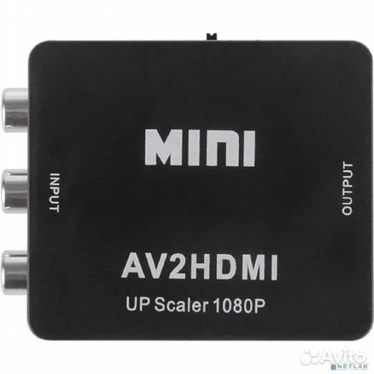 Rexant (17-6939) Конвертер 3 RCA на hdmi, пластик