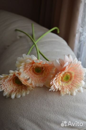 Букет из 3-х иск. гербер