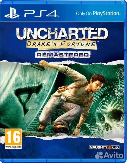 Uncharted: Drake's Fortune. Remastered PS4, русска