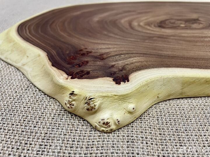 Торцевая разделочная доска из Карагача