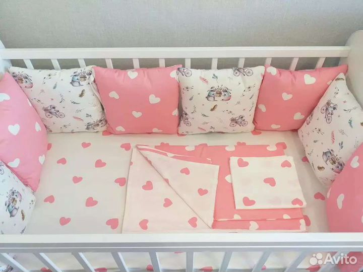 Бортики в кроватку бесплатный пошив
