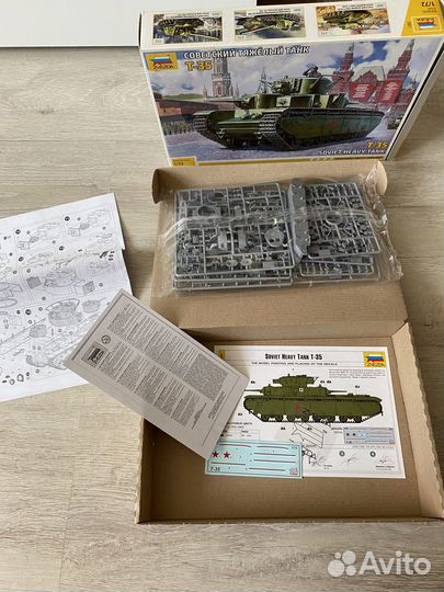 Модель танка т 35 1/72