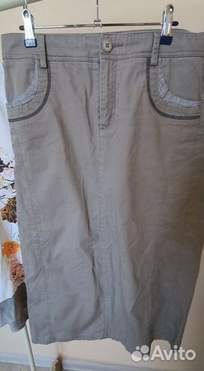 Джинсовая юбка длинная