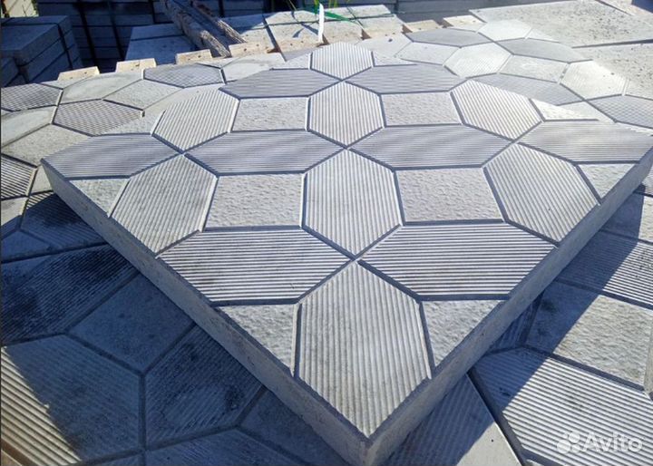 Тротуарная плитка литьевая