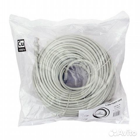 Патч-корд UTP Cablexpert PP10-50M кат.5e 50м медн