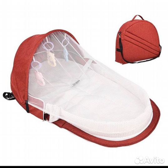 Детская складная кроватка люлька