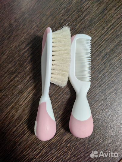 Расческа и щётка Chicco для новорождённого