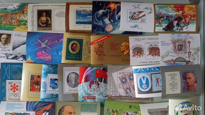 Малые листы и блоки СССР и России 62 шт -За Все